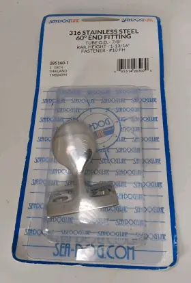 285160-1 Sea-dog Stainless Steel 60 Degree End 7/8 Inch