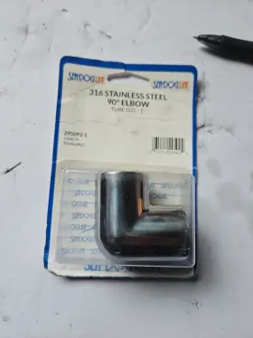 295091-1 Sea-dog Stainless Steel Fitting 90 2 Way Elbow 1 Inch Od Nos Oem Sea12