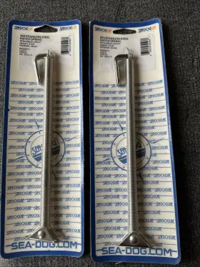 321650-1 Sea-dog 321650 Lot Of 2 Line Hatch Spring Stainless 8-5/8 Inch