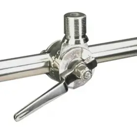 327145-1 Sea-dog Stainless Steel 4-5/8 Inch Ratchet Rail Adjustable Antenna Mount