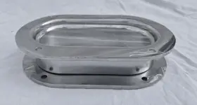 328175 Sea-dog Line Hawse Pipe With Backing Plate Stainless Steel 7 Inch By 3