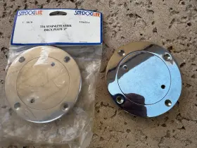 335653-1 Sea-dog Deck Plate 3 Inch Set Of 2