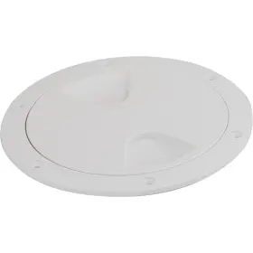 335740-1 Sea-dog Screw-out Deck Plate - White 4 Inch