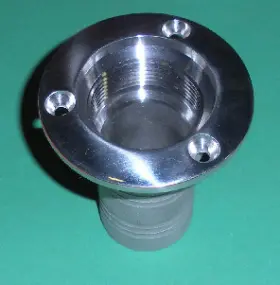 351300-1 Sea Dog 351300 Stainless Steel Deck Fill Without Cap 1.5 Inch Hose