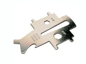 354-3356901 Sea-dog Universal Deck Plate Key Stainless Holes And Slots Seadog Line