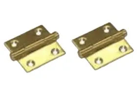 204611-1 Sea Dog Line Cast Brass 1-5/8 Inch X Removable Pin Butt Hinge 2-pack