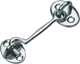 222112-1 Sea Dog Line Boat Marine 2-1/2 Inch Chrome Plated Brass Door Hook