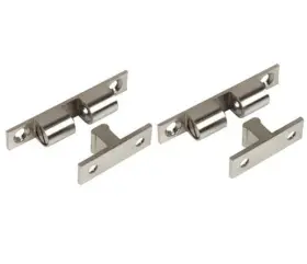 222821-1 Sea Dog Line Boat Marine 1-11/16 Inch X 5/16 Chrome Brass Stud Catch 2-pack