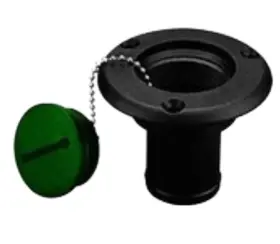357011-1 Sea Dog Line Marine Nylon 1-1/2 Hose Deck Fill Diesel With Green Slotted Cap