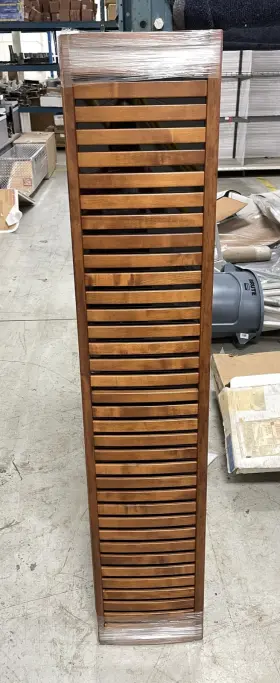 1948208 Sea Ray Starboard Maple Cherry Louvered Door Panel 67 1/8 Inch X 14 Boat