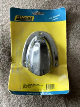 16231 Seachoice Stainless Steel Clam Shell Vent 4 Inch X 3-3/4