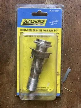 18601 Seachoice 316 Stainless Steel 3/4 Thru Hull Part Number