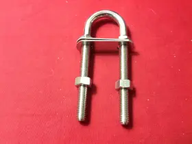 33600 Seachoice Bow Stern Eye U Bolt 3/8 Inch Stainless Steel Boat Marine Free Shipping