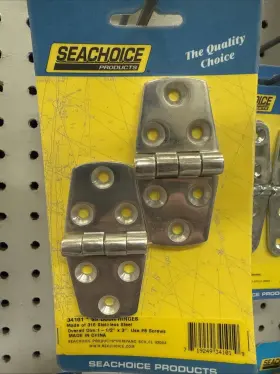 34101 Seachoice Door Hinge 316 Stainless Pair Marine Boat Hardware Boatingmall