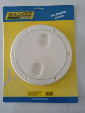 39351 Seachoice New Deck Plate Twist Lock White 8 Inch Od 6 Id Made In Usa