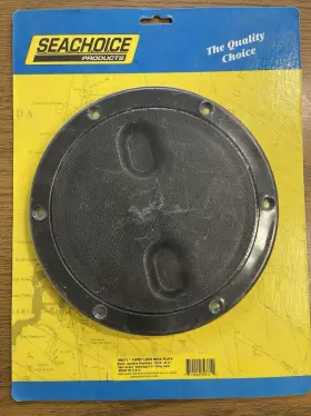 39371 Seachoice Twist Lock Deck Plate Black 8 Od 6 Id