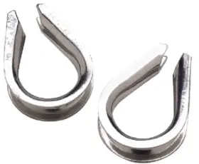Thimble-ss-3 Seachoice 43391 50-43391 Rope Thimble-ss-3/16 2/card