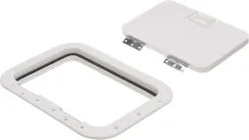 50-39131 Seachoice White Hinged Deck Hatch For Boats