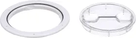 50-39401 Seachoice Twist Nft Lock Deck Plate White With Clear Insert