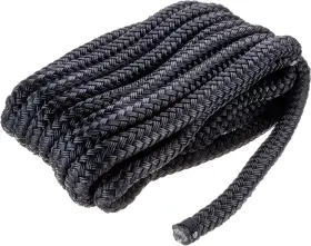 50-40441 Seachoice Double-braid Nylon Dock Line 5/8 Inch X 25ft 40441 Black
