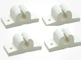 50-72061 Seachoice 72061 4 Pack 3/8 Inch White Rubber Antenna Rod And Tool Holders Boats