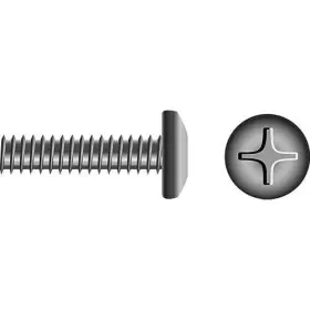 Seachoice 719249013640 M6-1 X 20 Phillips Pan Machine Screw Ss 50-pk #01364