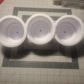 Seachoice 79490 Drink Holders 2 Pac White 4-1/4 Inch Hole Plastic Boating Gifts Boat