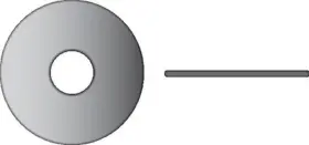 Sc1433 Seachoice 1/2 Fndr Wsh 2 Inch X.109 Ss 25/bg Sc1433 Seachoice 1/2 Fndr Wsh 2 Inch X.109 Ss 25/bg