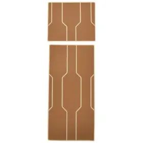 201842 Seadek Regal 2100 Boat Non-skid Deck Mats Mocha / Birch 2pc