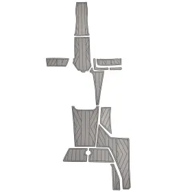 37007-80066 Seadek 2020 Monterey 258 Ss Boat Non-skid Cockpit Mats Gray Kit
