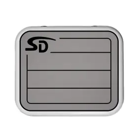 Seadek 53637-80066 Yeti Roadie 24 Teak Cooler Pad - 6mm Storm Grey/black