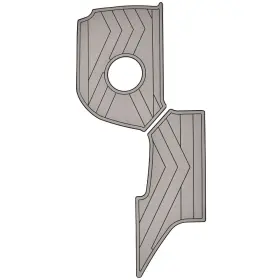 25190050-00-sead Seadek 55472-80066 Monterey Boat Port Side Non-skid Mats M6/m65 2pc
