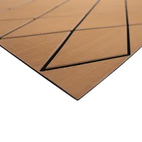 56411-80093 Seadek 40 Inch X 80 6mm Two Color Diamond Full Sheet - Brushed Texture Mocha/blac
