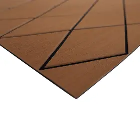 Seadek 56411-89905 40 Inch X 80 6mm Two Color Diamond Full Sheet - Brushed Texture Brown/blac