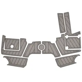 25180049-03-sead Seadek 60716-80066 2025 Monterey M45 Boat Swim Platform Mat Gray Kit
