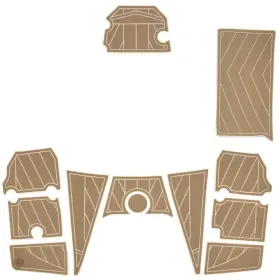 60724-81522 Seadek Monterey 235 Ss Boat Non-skid Swim Platform Mats Terra Kit