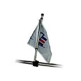 327124-1 Seadog Sea-dog Stainless Steel Rail Mount Flagpole - 30 Inch 3271241