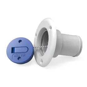 Sfcw1-01 Seaflo Keyless Water Deck Filler Cap With Attached Chain 1-1/2 Inch