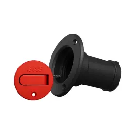 Sfcw2-01 Seaflo Keyless Gas Deck Filler Cap With Stainless Steel Retaining Chain 1-1/2 Inch