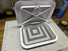 Sfre-270-375-01 Seaflo White Access Hatch And Lid Boat/marine/caravan/rv/storage Guc Sfre-270-375-01 Seaflo White Access Hatch And Lid Boat/marine/caravan/rv/storage Guc