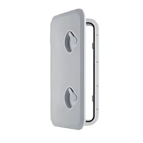 Sfre1-243-607-01 Seaflo Marine Boat Deck Access Hatch And Lid 23.9 Inch X 9.5 - White 607mm 243mm