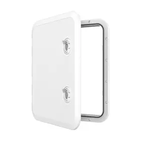 Sfre1-460-510-02 Seaflo Locking Marine Boat Rectangular Access Hatch White - 460mm X 510mm
