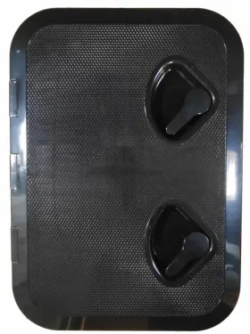 Sfre2-440-315-01 Seaflo Marine Boat Deck Access Hatch And Lid 17.3 Inch X 12.4 - Black 440mm 315mm