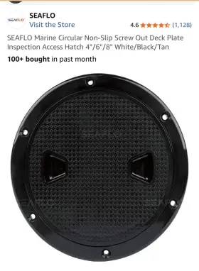 Sfrh2-004 Seaflo 6 Inch Marine Access Deck Hatch
