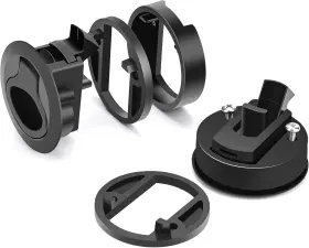 Searoam 770456645833 Slam Latch 2ftft Flush Pull Black Plastic Nylon Handle For 2 Inch