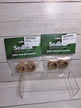 60145 Seateak Boat Teak Finger Pull 5/8 Inch 2 Per Pack 4 Pulls Total
