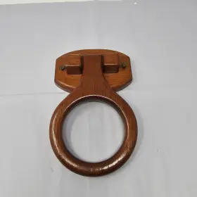 60276 Seateak Vintage Wood Towel Ring Marine