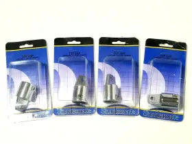 S-1431csh Shademate Lot Of 4 Top Cap Chrome Plated Zamac 7/8 Inch Tube 1/4 Pin Size