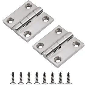 Shenghuiss 762716024342 Boat Square Shape Casting Hinge 316 Stainless Steel Dock Hatch For