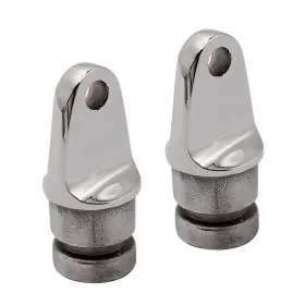 Shenghuiss 768432353377 Bimini Top Cap Eye End Boat Fitting Stainless Steel 316 Round Tubing With Key